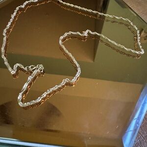 18k gold necklace (stamped)